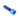 M5 x .8 x 20mm Blue GR5 Titanium Socket Cap Bolt - Fast Turn Fittings