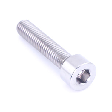 M5 x .8 x 25mm Polished GR5 Titanium Socket Cap Bolt - Fast Turn Fittings