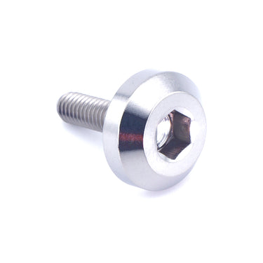 M4 x .7 x 15mm Polished GR5 Titanium Motor Head Bolt - Fast Turn Fittings