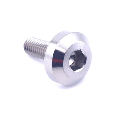 M5 x .8 x 15mm Polished Titanium Motor Head Bolt — Grade 5 Ti-6Al-4V dress up hardware by Fast Turn Fittings