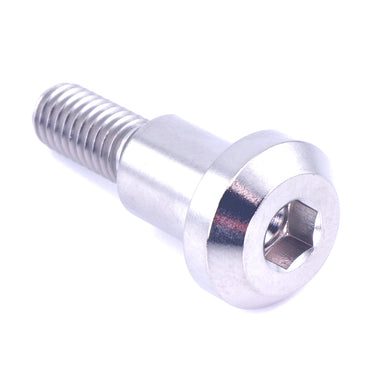 M6 x 1.00 x 25mm Polished Titanium Motor Head Shoulder Bolt – Grade 5 Dress Up Hardware