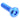 M8 x 1.25 x 30mm Titanium Motor Head Bolt - Blue