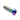 M6 x 1.00 x 25mm Titanium Button Head Bolt Cosmic Burn