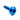 M5 x 2.0 x 25mm Titanium Motor Head Screw Blue