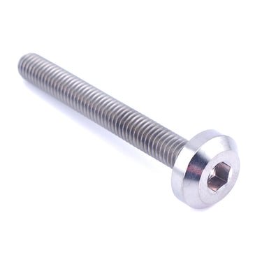 M6 x 1.00 x 50mm Polished Titanium Motor Head Bolt – Grade 5 Dress Up Hardware