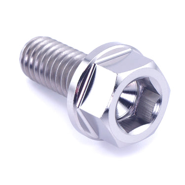 5/16-18 x 3/4" Polished Titanium Dual Drive Bolt — Grade 5 Ti-6Al-4V dress up hardware by Fast Turn Fittings