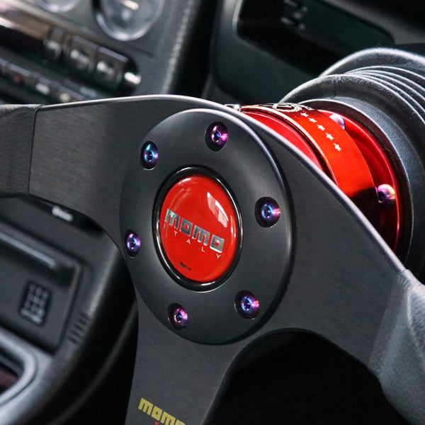 Titanium Hardware Steering Wheel Kit - Button Head Design