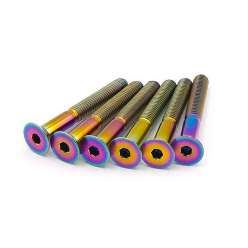 40mm Titanium Dress Up Bolts Steering Wheel Kit - DressUpBolts.com