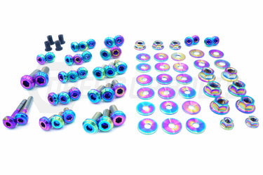 Dress Up Bolts Stage 2 Titanium Hardware Engine Bay Kit - Mitsubishi Evo VIII - DressUpBolts.com