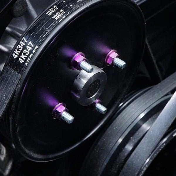 Dress Up Bolts Titanium Hardware Water Pump Pulley Kit - SR20DET/KA24DE - DressUpBolts.com