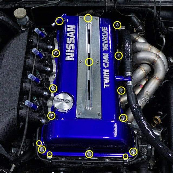 Dress Up Bolts Titanium Hardware Valve Cover Kit - SR20DET - DressUpBolts.com