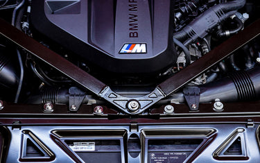 Red BMW G80 M3 Engine Bay