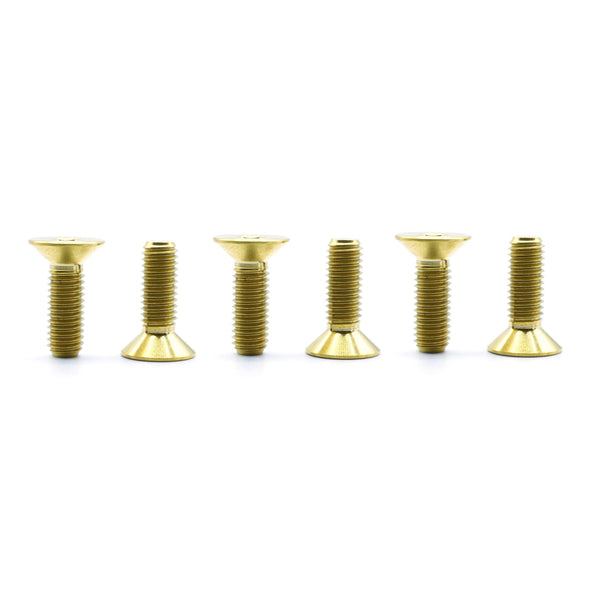 Dress Up Bolts Titanium Hardware Steering Wheel Kit - Countersunk Design