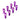 Universal titanium camber adjustment bolt kit in purple — 8 M6 socket cap bolts for coilover and air suspension top hats