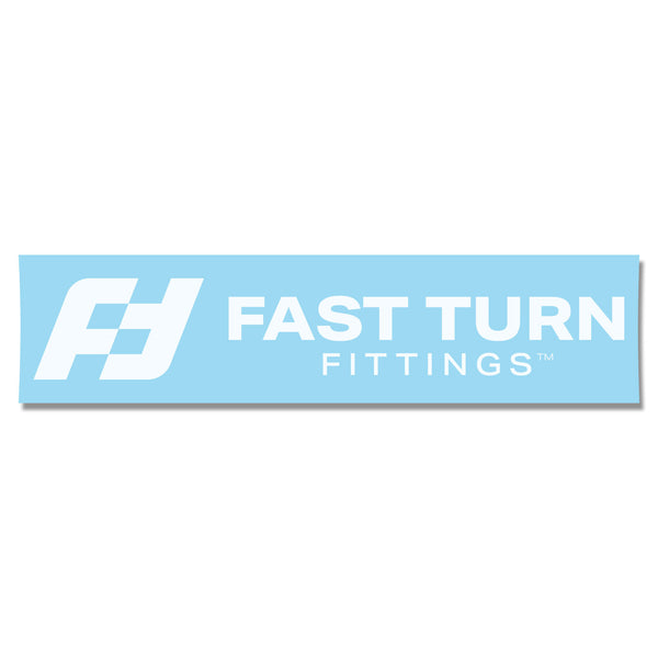 Fast Turn Brand Logo Die Cut Sticker