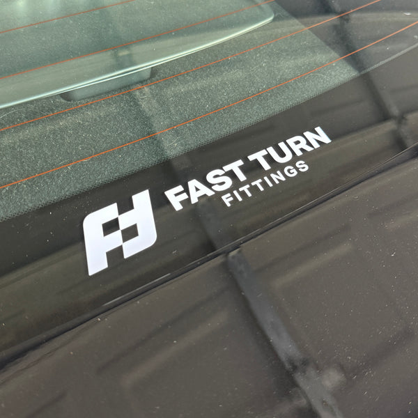 Fast Turn Brand Logo Die Cut Sticker