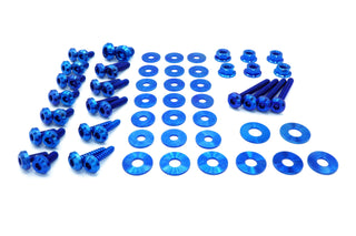 Buy blue Stage 1 Titanium Hardware Engine Bay Kit - BMW E82 135i (2007-2012)