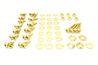 Buy gold Stage 1 Titanium Hardware Engine Bay Kit - BMW E82 135i (2007-2012)