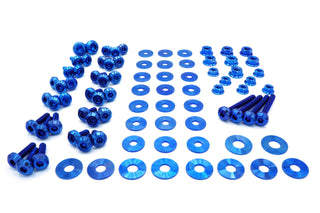 Buy blue Stage 2 Titanium Hardware Engine Bay Kit - BMW E82 135i (2007-2012)