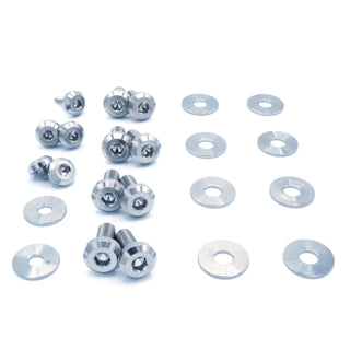 Buy polished Titanium Hardware Hood Kit - BMW E82 135i (2007-2012)