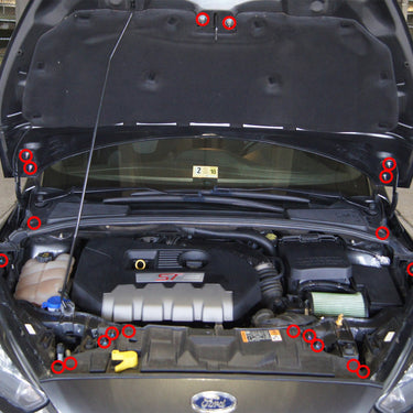 Ford Focus ST (2015-2018) Titanium Engine Bay Kit