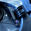 Titanium bolts and washers for Nissan Z fuel door
