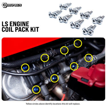Kit de paquete de bobinas de titanio - Motor LS