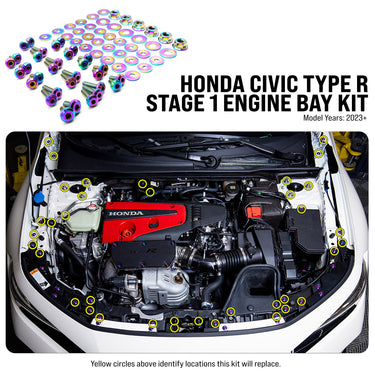 Honda Civic Type R Engine Bay Bolts