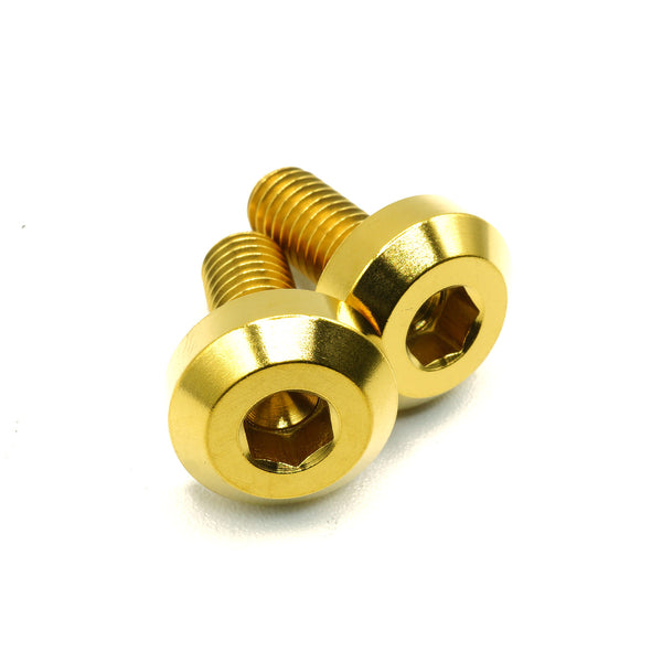 Honda Civic Type R K20C1 turbo water pipe titanium bolts in gold finish