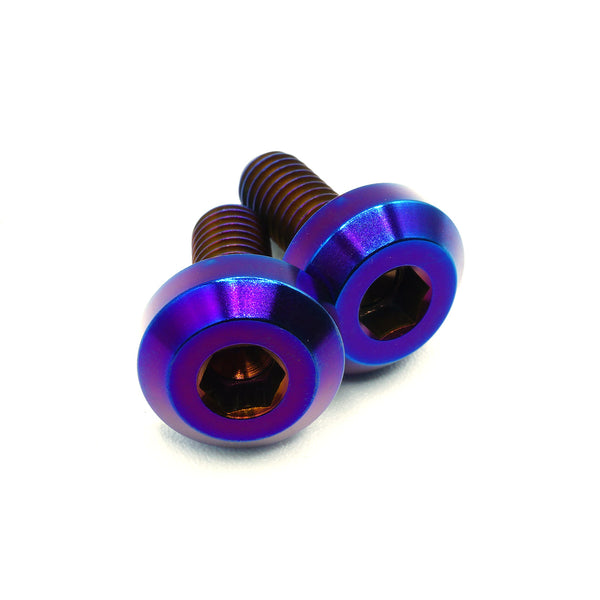 Honda Civic Type R K20C1 turbo water pipe titanium bolts in oil slick finish
