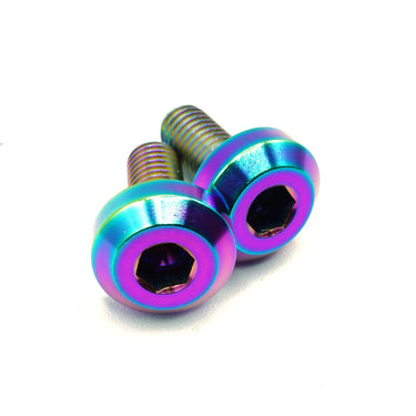 Honda Civic Type R K20C1 turbo water pipe titanium bolts in cosmic burn finish