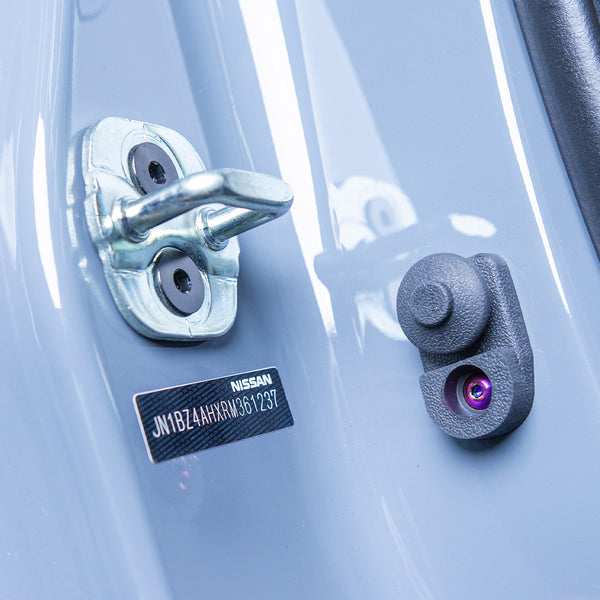 Titanium door hardware for the Nissan Z