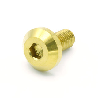 Buy gold M7 x 1.00 x 15mm Titanium Motor Head Bolt