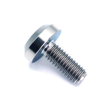 M6 x 1.00 x 15mm Motor Head Bolt – Raw Titanium Dress Up Hardware