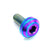 M6 x 1.00 x 15mm Motor Head Bolt – Multicolored Titanium Dress Up Hardware