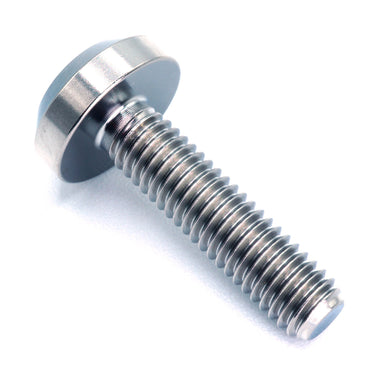 M6 x 1.00 x 24mm Motor Head Bolt – Raw Titanium Dress Up Hardware