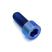 M6 x 1.00 x 15mm Socket Cap Bolt – Blue Titanium Dress Up Hardware
