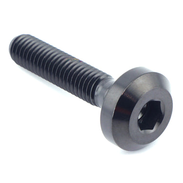 M6 x 1.00 x 30mm Black GR5 Titanium Motor Head Bolt - Fast Turn Fittings