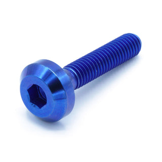 Buy blue M6 x 1.00 x 30mm Titanium Motor Head Bolt