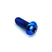 Blue M5 Titanium Button Head Bolt