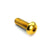 Gold M5 Titanium Button Head Bolt