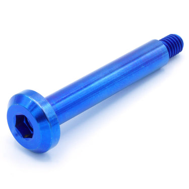 Perno de hombro de cabeza de motor de titanio M6 x 1,00 x 53 mm