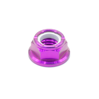 Buy purple M8 x 1.25 Titanium Nyloc Nut