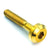 M6 x 1.00 x 35mm Motor Head Bolt – Gold Titanium Dress Up Hardware