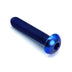 Blue M5 Titanium Button Head Bolt