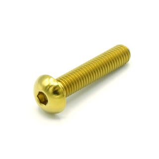 Buy gold M5 x .8 x 25mm Titanium Button Head Bolt