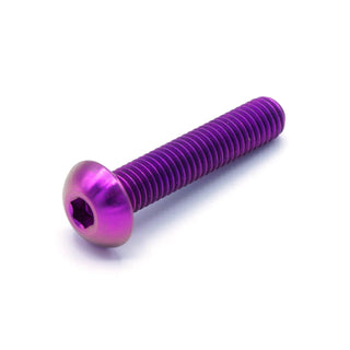 Buy purple M5 x .8 x 25mm Titanium Button Head Bolt