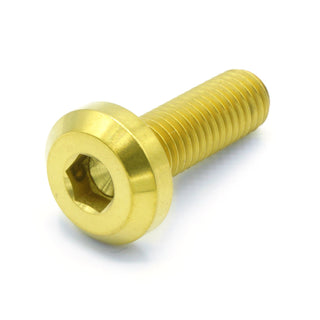 Buy gold M8 x 1.25 x 25mm Titanium Motor Head Bolt