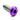 M8 x 1.25 x 25mm Titanium Bolt in Cosmic Burn