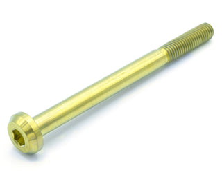 Buy gold M8 x 1.25 x 100mm Titanium Motor Head Bolt